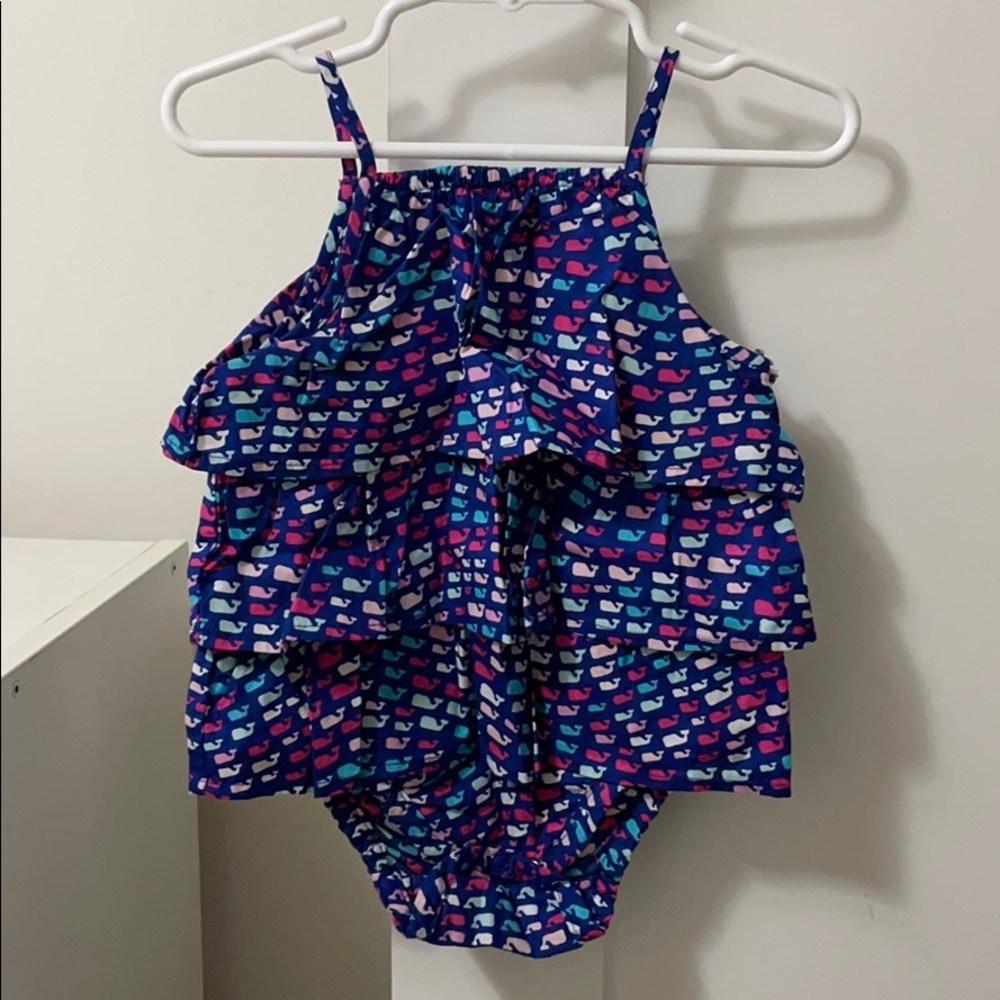 Vineyard Vines for Target ruffled bubble outfit